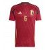 Camisa de time de futebol Bélgica Axel Witsel #6 Replicas 1º Equipamento Europeu 2024 Manga Curta